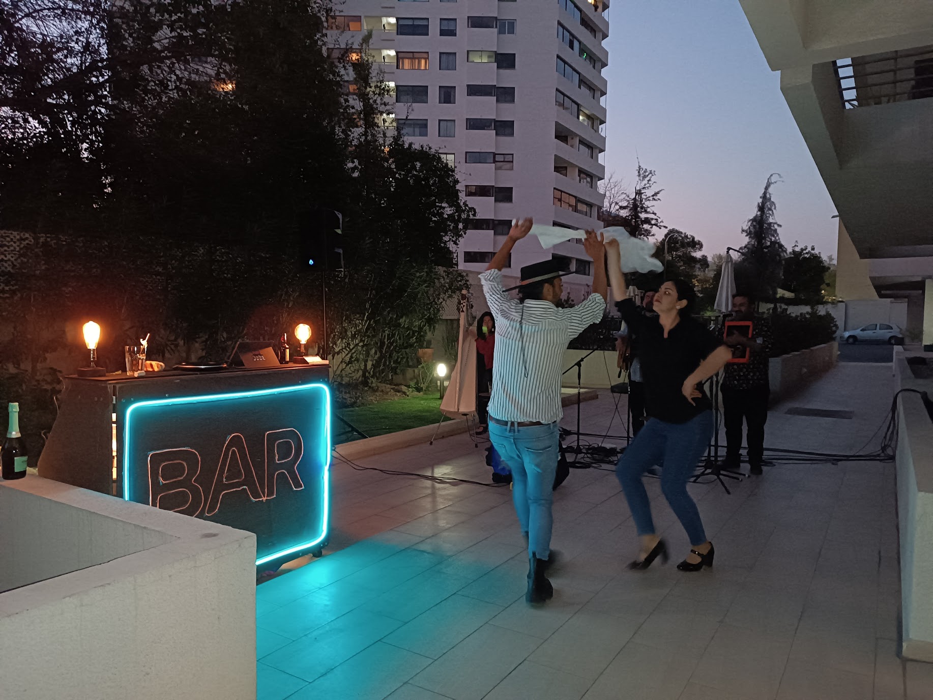 bar montado · evento real